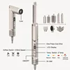 전문 접이식 헤어 드라이어, 고속 에어랩, 자동 컬링 다리미, 살롱 헤어 스타일링 도구, 110000rpm 블로우 드라이어, 8 in 1 3