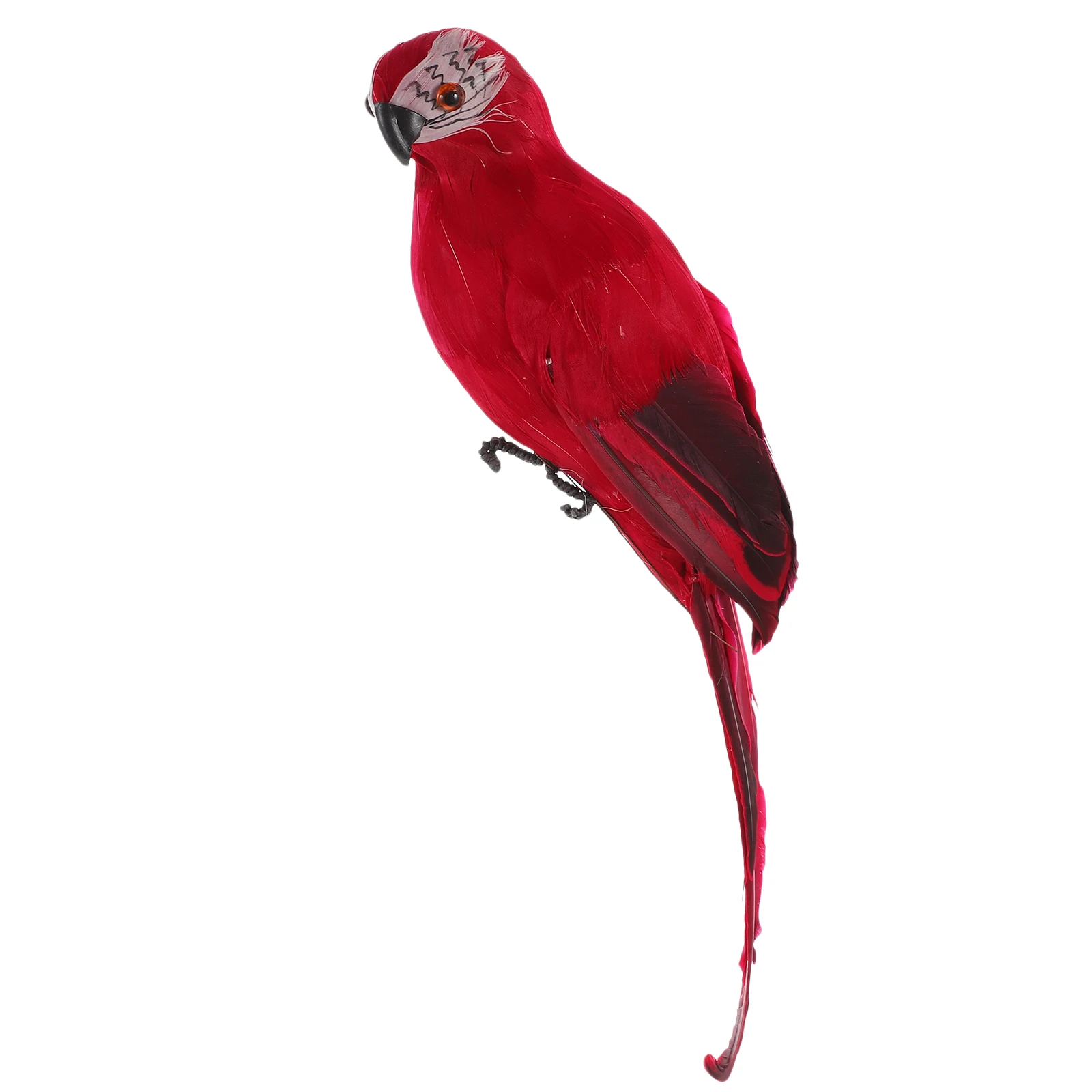 

Artificial Parrot Decoration 35cm Blue Vivid Foam nament for Garden Yard Park Fence Stylish Lifelike Longlasting Fade Resistant