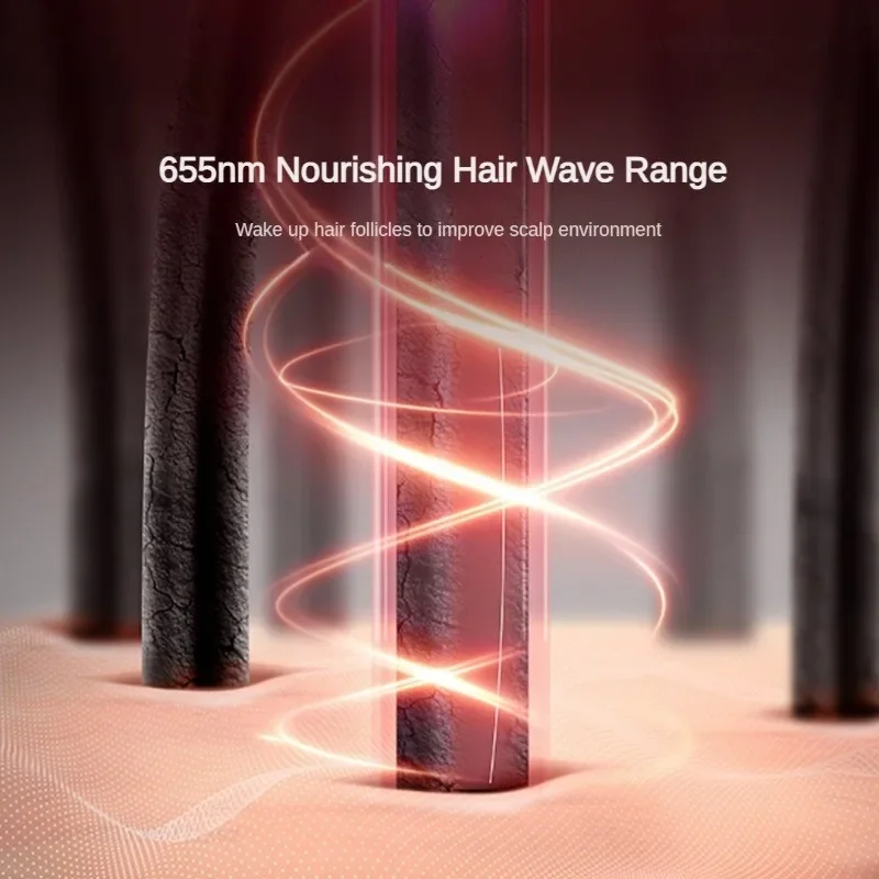 Youpin Hipee Massage Comb Scalp Essential Oil Applicator for Hair Growth Relaxation Treatment Infrared Light Treatment Massager