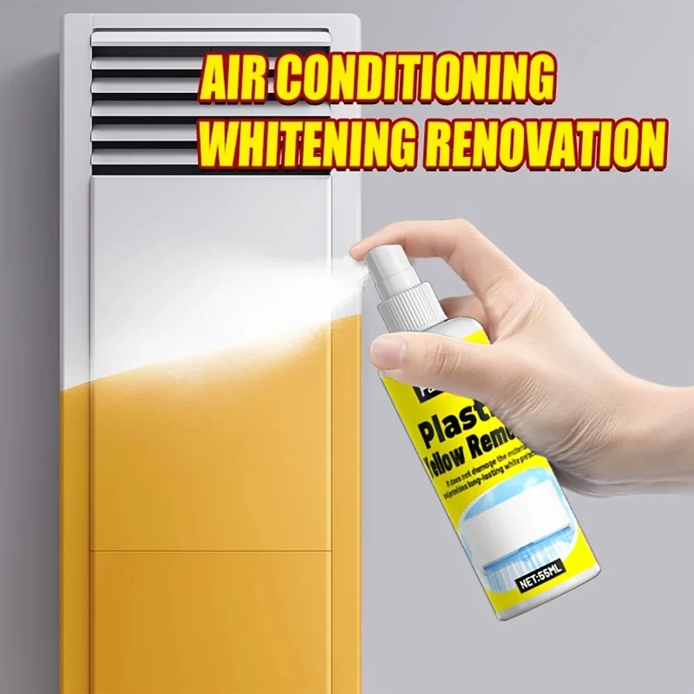NUEVO removedor amarillo totalmente de plástico: solución amarillenta para paneles de aire acondicionado, removedor de oxidación de carcasa de plástico para refrigerador