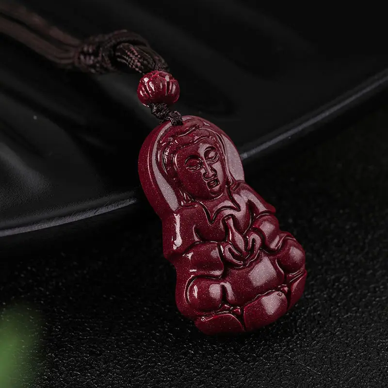

Cinnabar Guanyin Pendant Body Protection Transfer