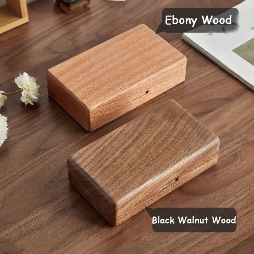 Magnetic Attraction Wooden Jewelry Box Holder Multi-function Earrings Storage Case Bracelets Organizer Jewelry Display Box