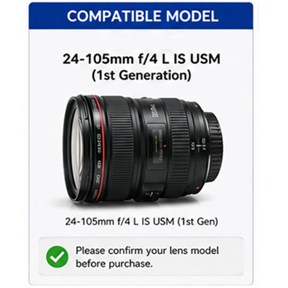 

Front Lens Glass Outer Glass For Canon 24-105 F4 24-105 Repair Replacement Part