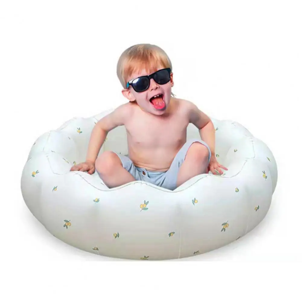 

Inflatable Pool Reusable Flower Style Safety Folding Design Children's Pool Home Supply