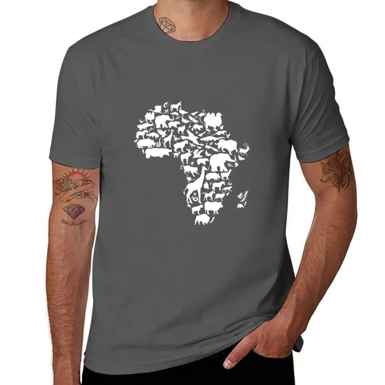 

Animals of Africa T-Shirt Anti-Pilling Casual T-Shirt