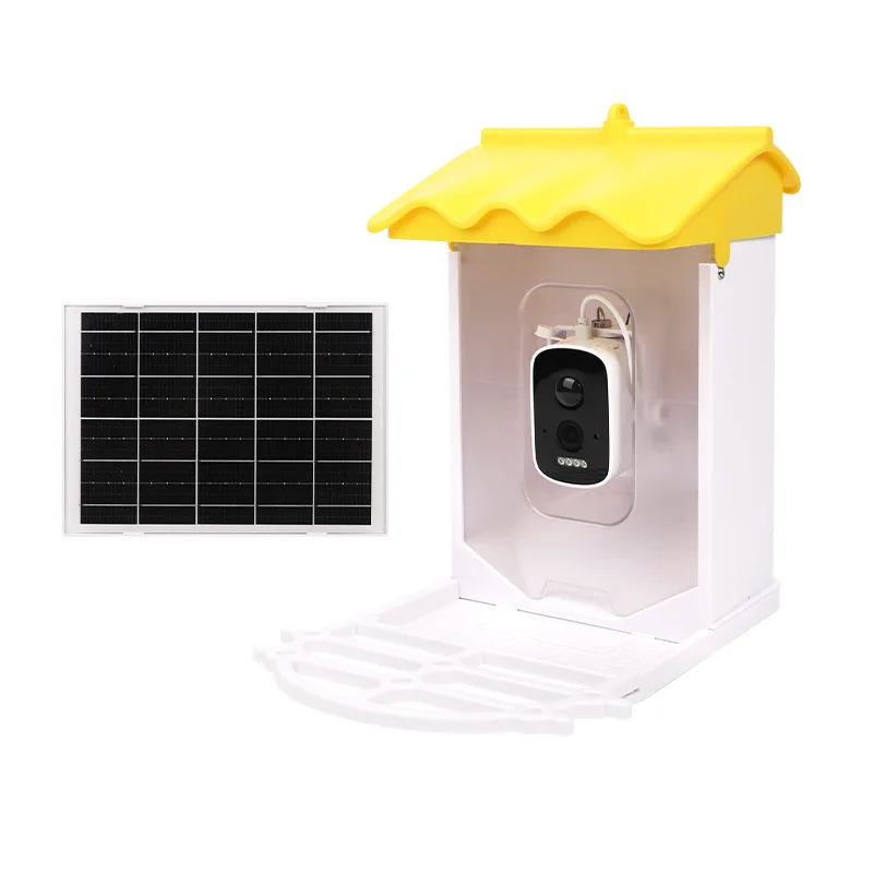 Intelligent automatic bird feeder, solar high definition camera AI recognition feeder
