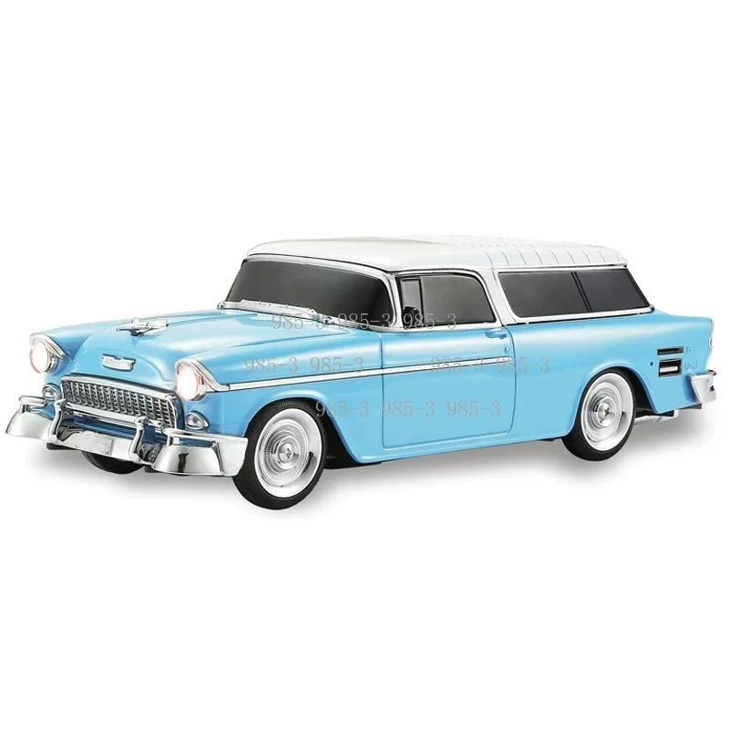 Classic Retro Car Design Mini Wireless Speaker, Portable FM Radio Karaoke Speaker for Home Travel Party
