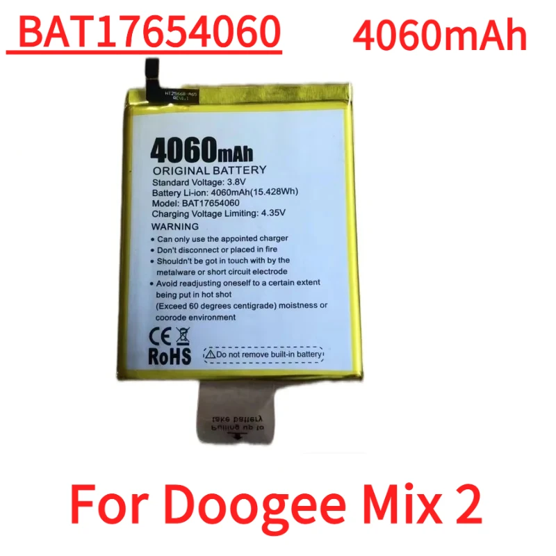 

Battery BAT17654060 4060mAh For Doogee Mix 2 Mobile Phone Batteries + Free Tools