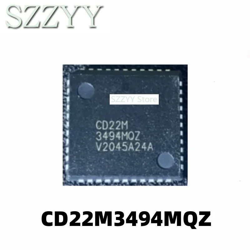 5PCS CD22M3494 CD22M3494MQZ CD22M3494MQZ96 PLCC44 Embalagem