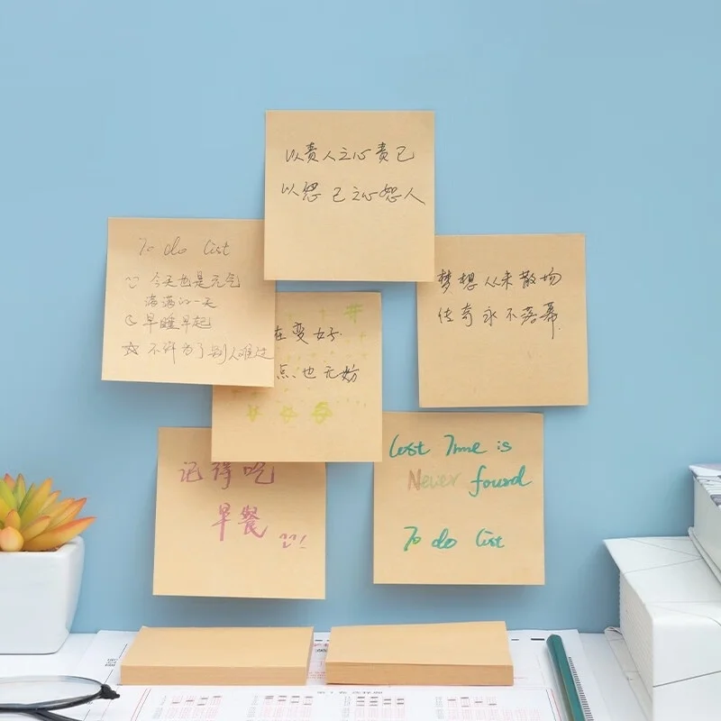 M&G 80 fogli di foglietti adesivi a colori con forte adesione per ufficio degli studenti 76x76mm 1 pezzo