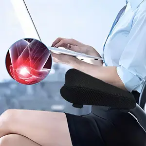 وسادات ذراع مريحة مع أحزمة قابلة للتعديل للمكتب ، غطاء مسند الذراع ، وسادات الكوع ، ودعم مريح ، وسادات كوع الكرسي أفضل 10 كرسي مسند ذراع مبيعا - رقم 1