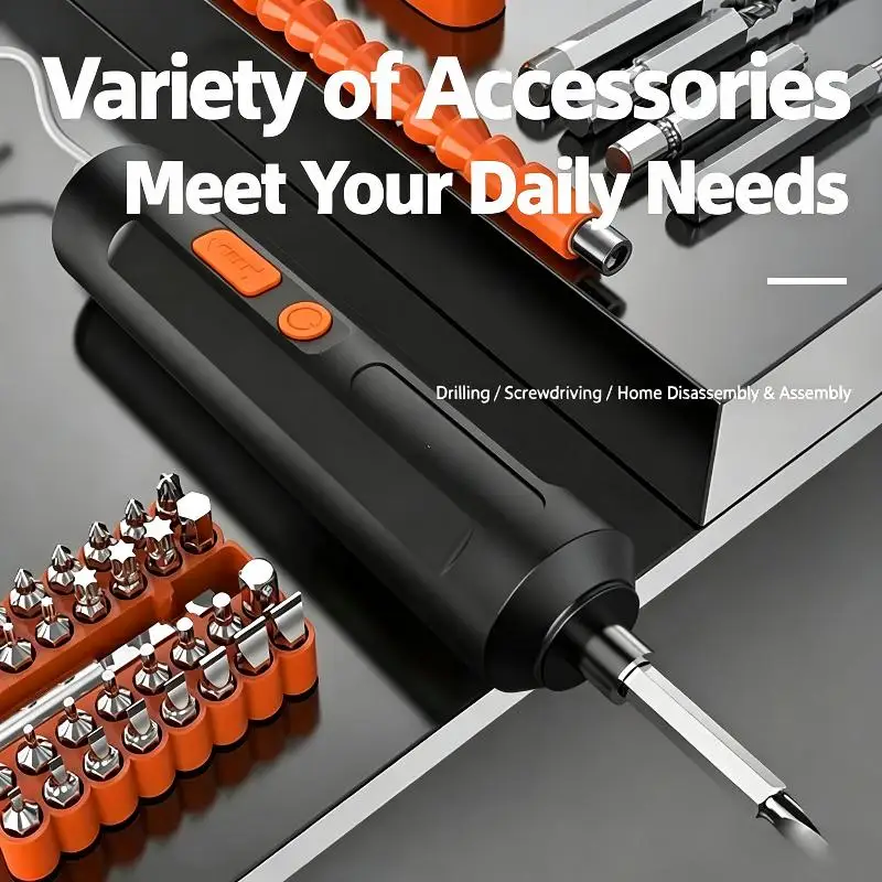 Electric Screwdriver Battery Rechargeable Cordless Screwdriver Powerful Impact Wireless Screwdriver Drill Electric Screw Driver