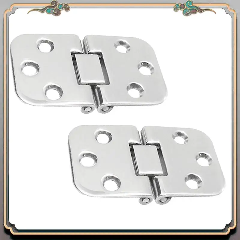 

A73Q-дверная петля люка для лодки, 2,8 x 1,7 дюйма, запасные части для скрытого монтажа лодки из нержавеющей стали морского класса