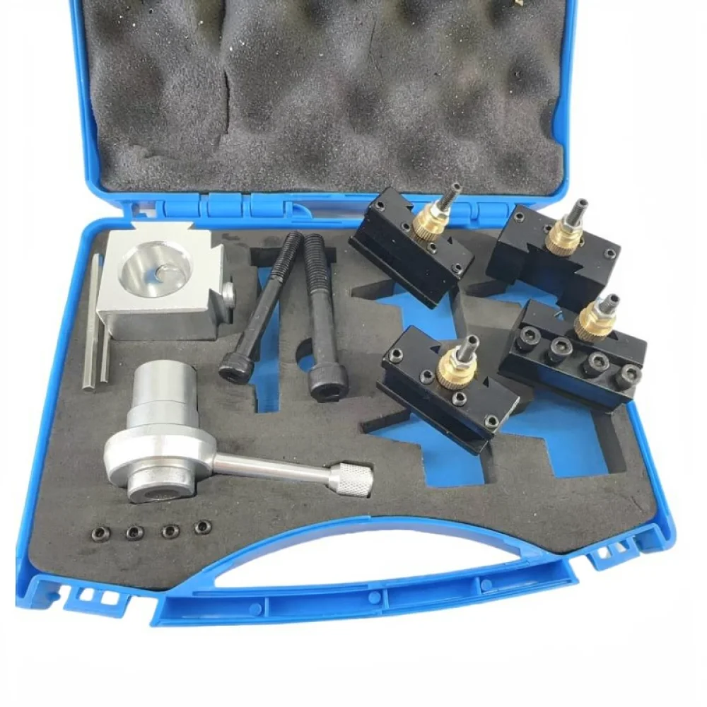 Quick Change Tool Holder For 210 Mini Lathe Machine Precision Metal Turning Holder For Billiard Cue Repair Tool