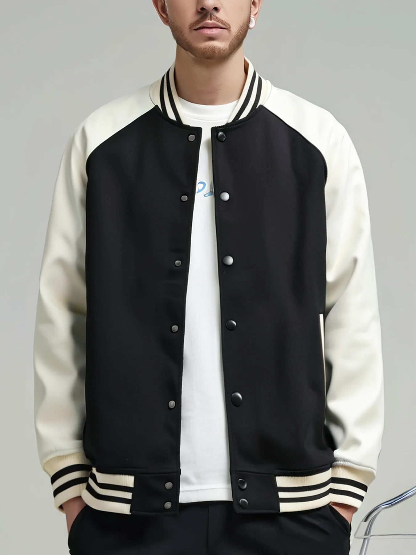 

Осенне-зимний цвет, 380 грамм, тяжелый бейсбольный трикотаж с затылками на плечах, американский свитер, мужское модное брендовое свободное пальто