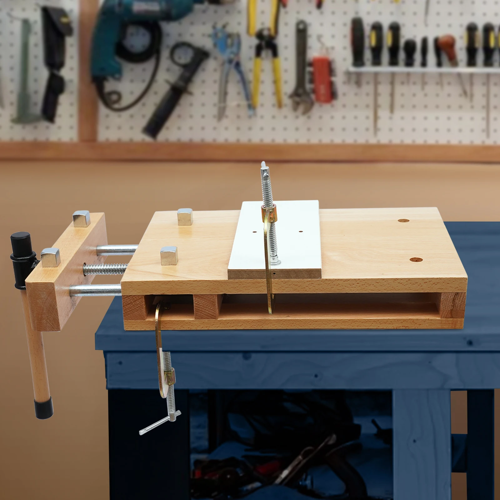 مقعد النجارة مناسب للمنزل والورشة التعليمية والإعدادات التعليمية، يستخدم لتأمين ومعالجة الخشب.