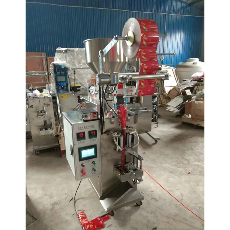 Automatic Granule Sachet Packing Machine Stainless Steel Vertical Filling Sealing Machine for Sugar Salt Spice Granules Custom