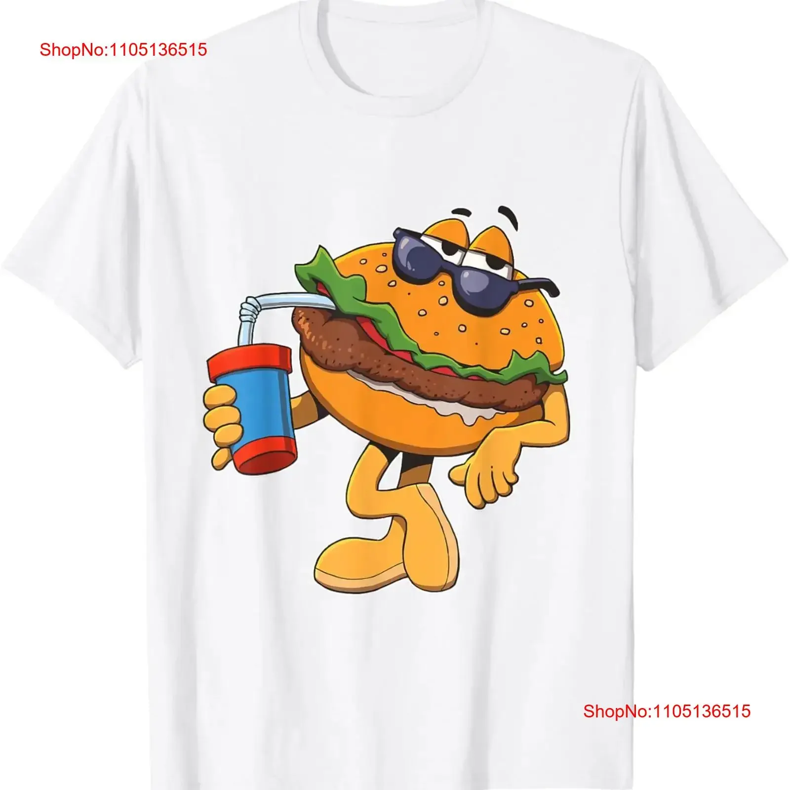 

Забавная футболка Burger Is Drinking Juice, винтажная стираная повседневная универсальная футболка унисекс, мягкая модная стильная удобная уличная одежда