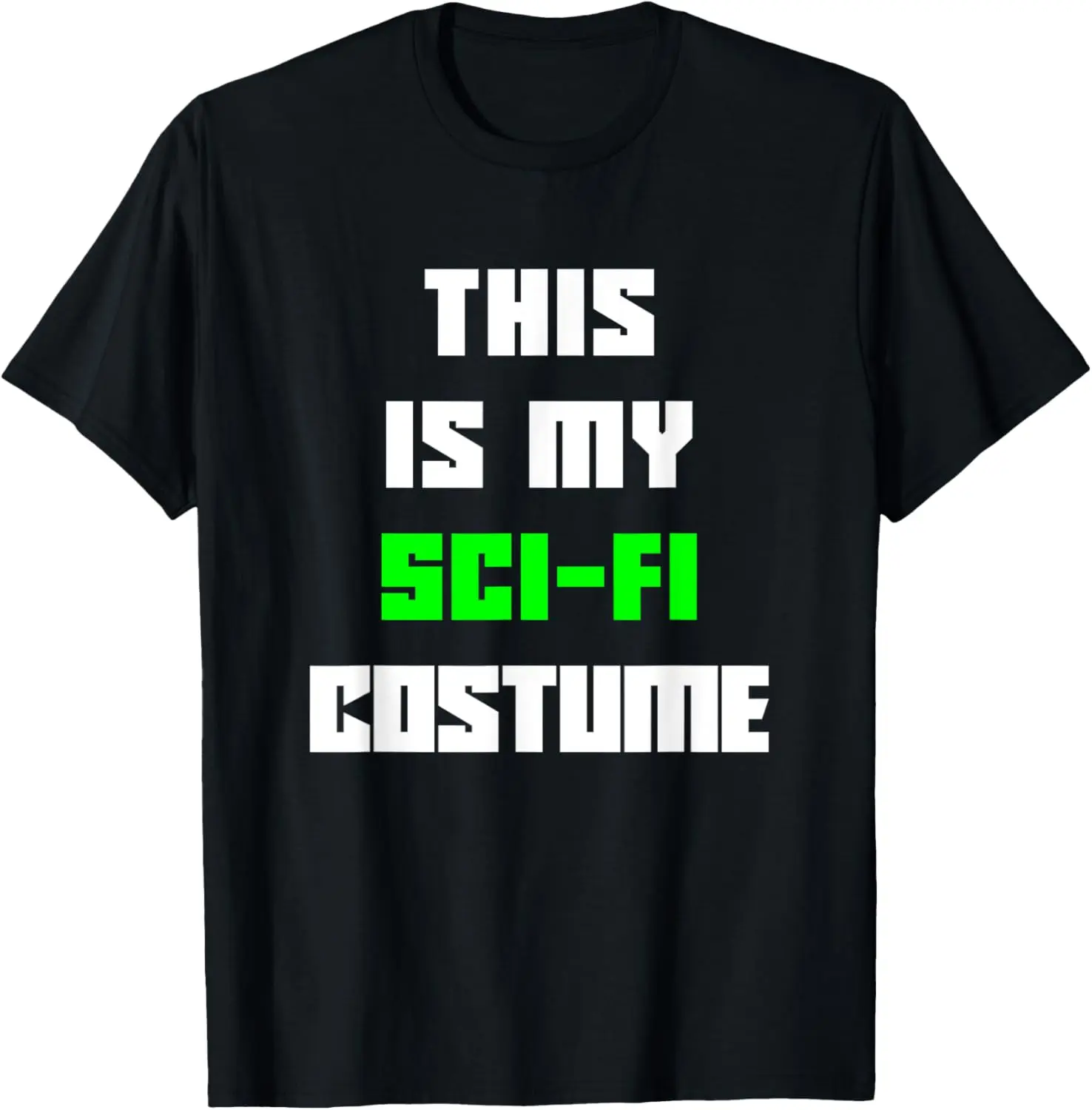 تي شيرت This Is My Sci-Fi Halloween زي بسيط ومضحك للخيال العلمي