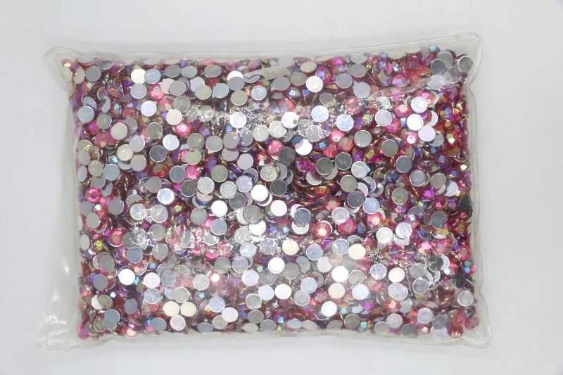

Hyacinth AB цветные 1,5 ~ 10 мм плоские круглые акриловые Стразы/камни, 3D Акриловый Дизайн ногтей/украшение одежды