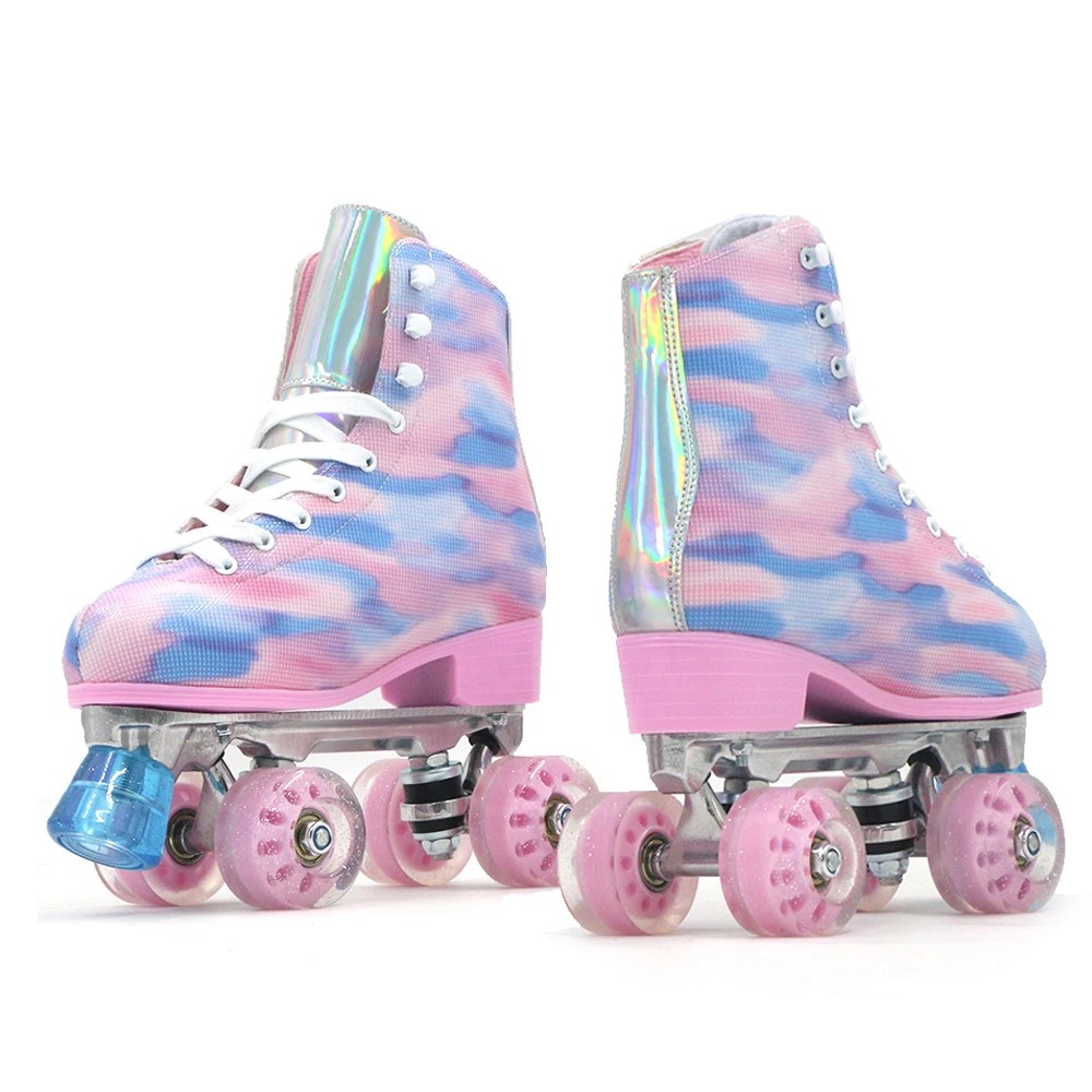 Yijiu Quad Roller Skates Cheapest Sell ABEC-9 OEM Free Sample Strong Wear Resistance Roller Skates For Outdoor