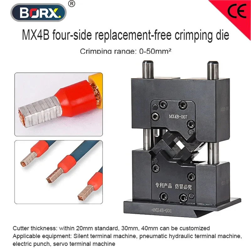 

Cable Wire Terminal Crimper Horizontal Mould Single OTP Terminal Crimping Machine Applicator For XH2.54/1.25/SM/3.96/5557/PH2.0