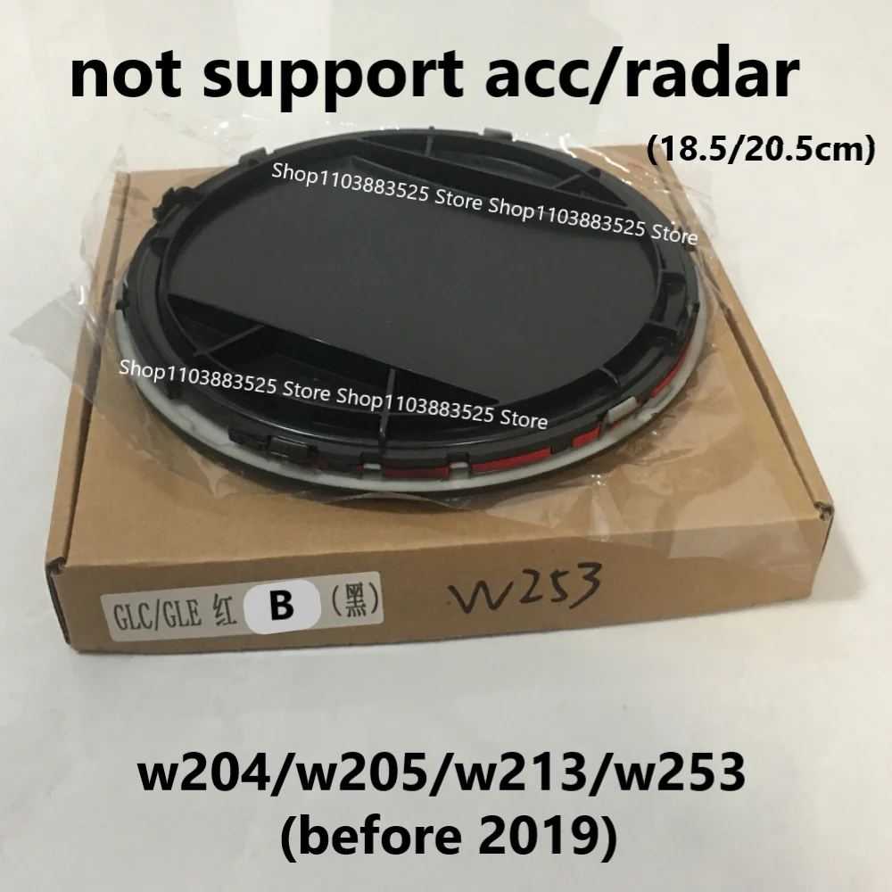 No Acc Car Before 2019 Smooth Mirror Surface B Logo Front Grille Emblem Badge for BRB G W204 W205 W253 W213 BRA Modify Badge