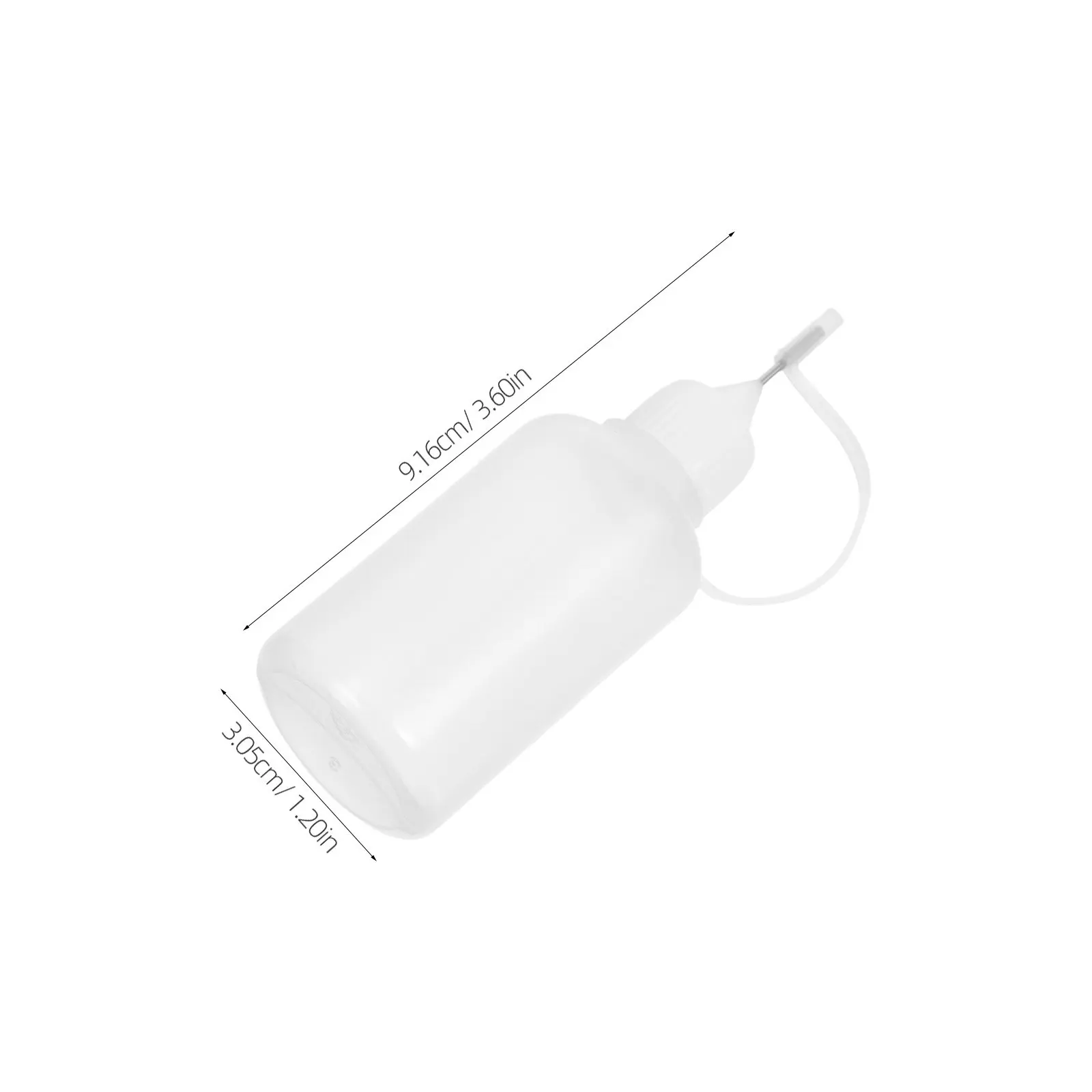 5Pcs Precision Needle Tip Applicator Bottle 30Ml Soft Squeeze Glue Dispenser for Crafts Hinges Sewing Machines Oil Solvent