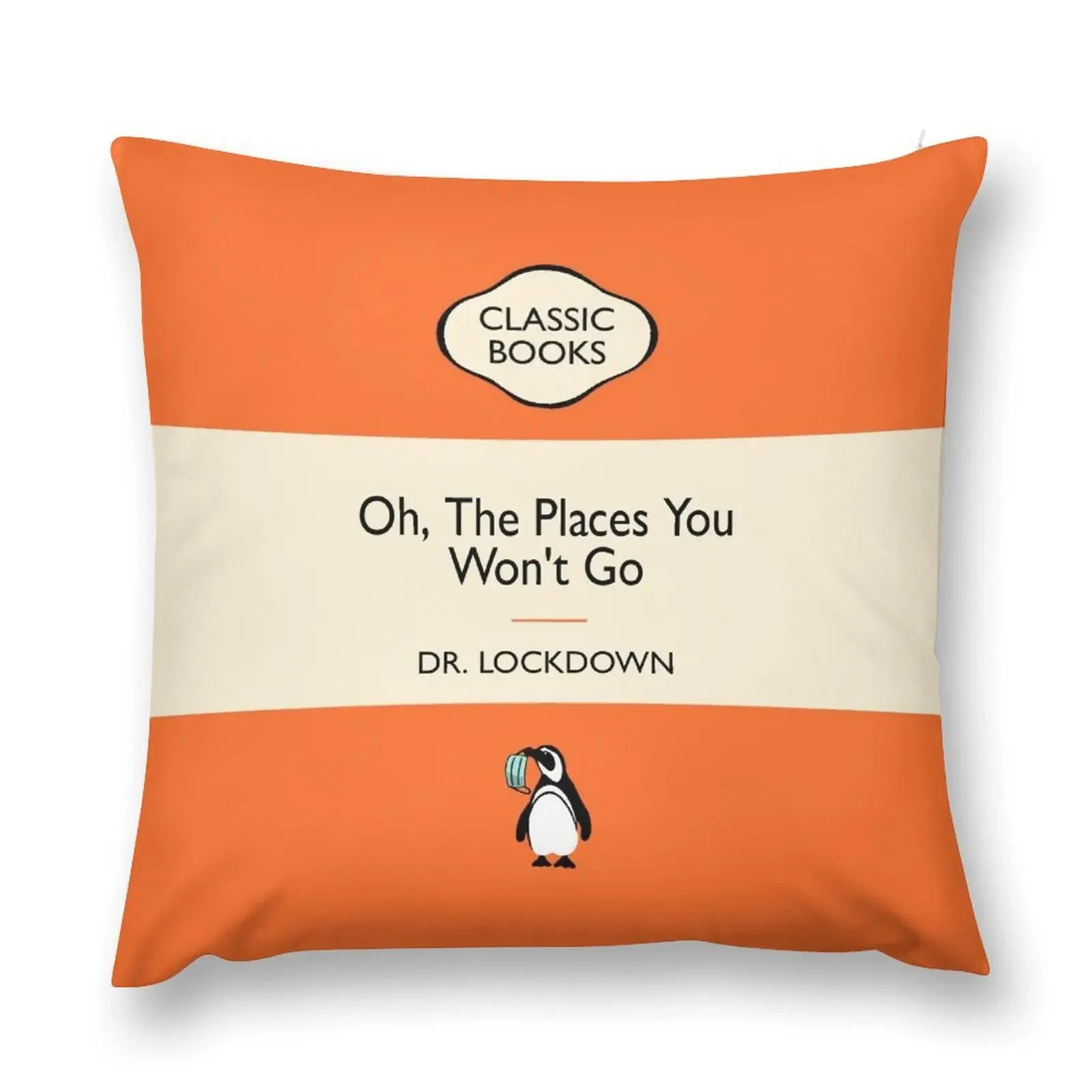 Oh, The Places You Wont Go - Dr. Lockdown Throw Pillow Luxury Sofa Cushions christmas cushions covers Pillow Cases pillow