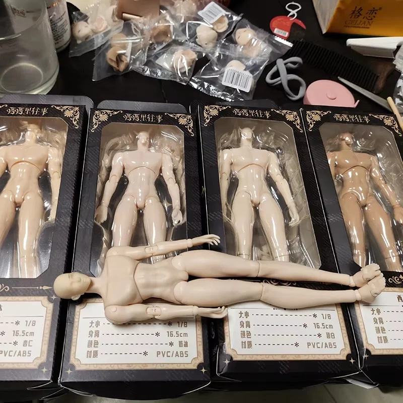 

In Stock Palpitations In An Instant The New Sardinian Past Series Bjd 8-Point Plain Body Action Doll Naked Doll Model Toy Gift