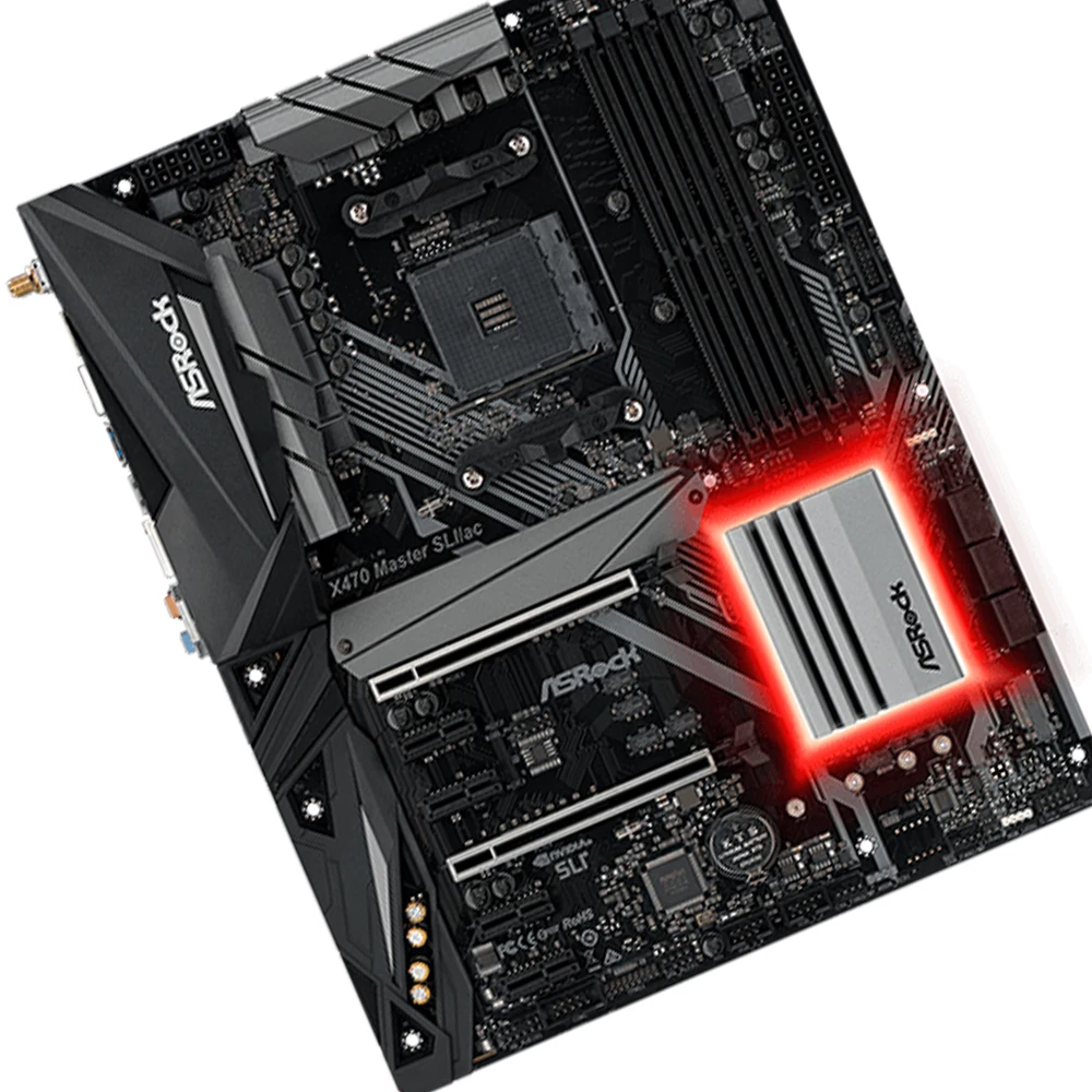ASROCK X470 MASTER SLI/AC AMD X470 AM4 マザーボード Ryzen 5600X