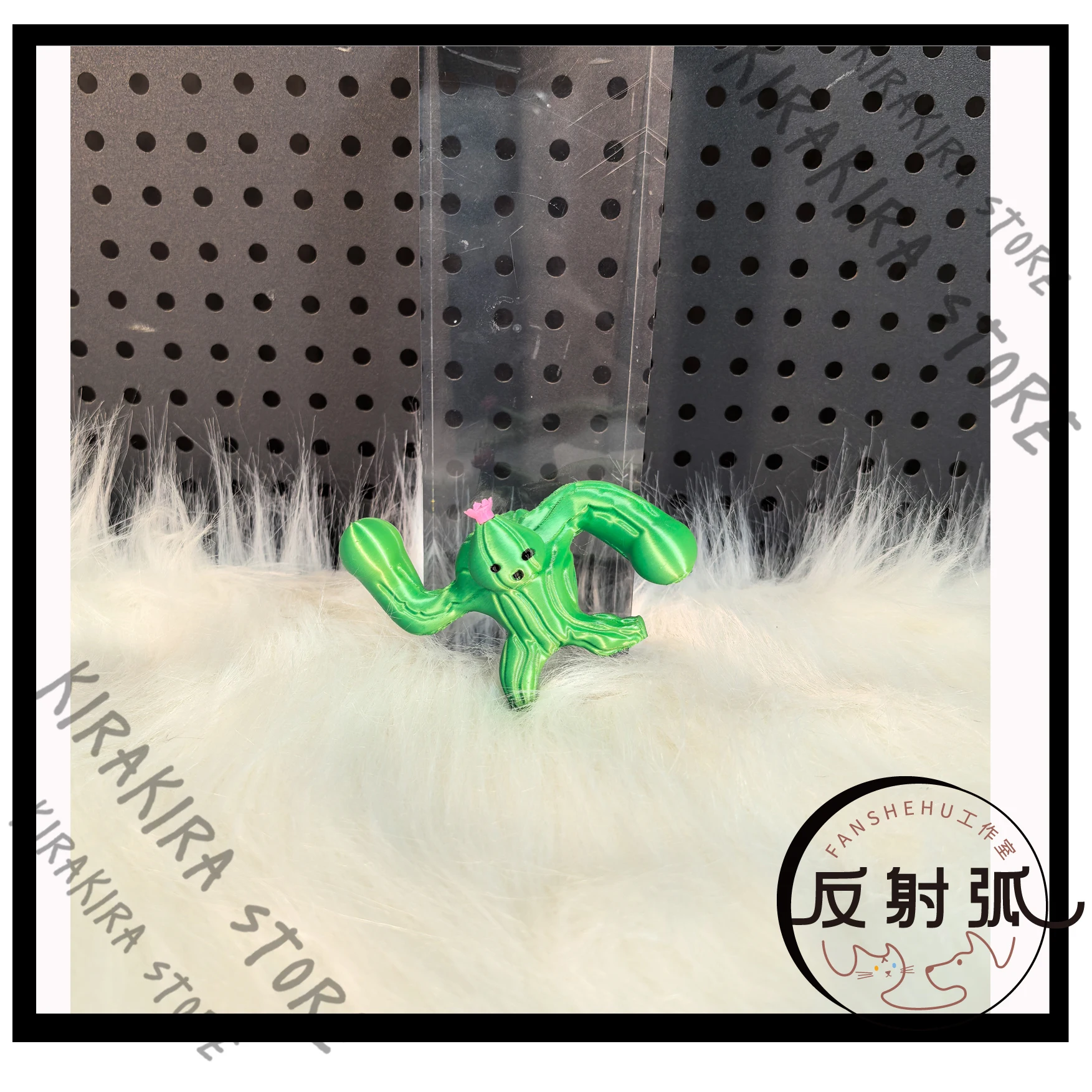 

XIVFINAL FANTASY XIV Anime Cactus Muscle Fridge Magnet 3D Printing Game Plaything Cosplay 10cm Accessories High Quality Otaku