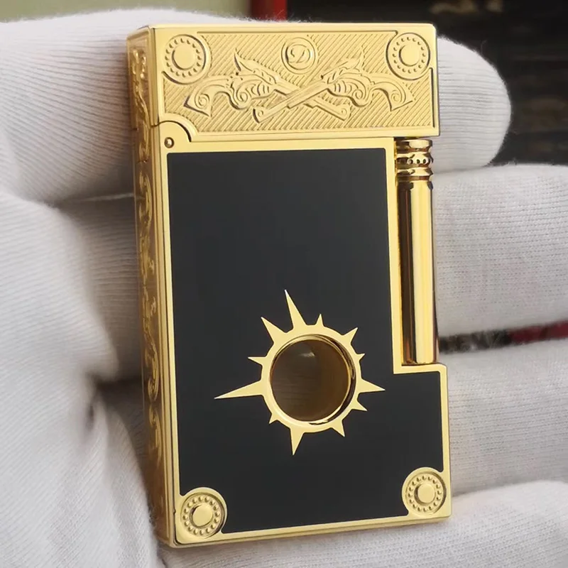 

Классическая громкая зажигалка, металлическая надувная с открытым пламенем, боковое зажигание, прикуриватель, аксессуары для курения, высококачественный мужской подарок