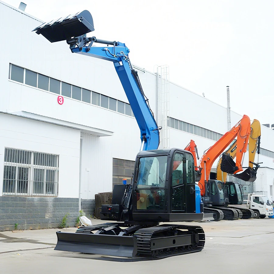 중국 핫세일 크롤러 굴삭기 유로 5 CE EPA 농업용 소형 대형 크롤러 굴삭기 다기능 농장용 대형 굴착기