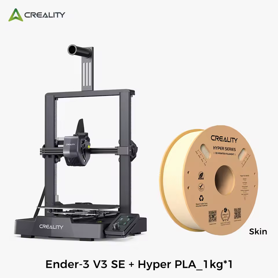 Creality Ender 3 V3 SE 3D 프린터의 특징과 조립된 모습