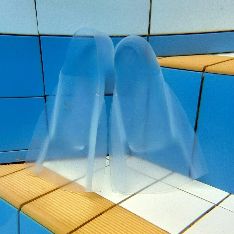 Flippers Swimming - Full Transparent Invisible Flippers Professional Swimming