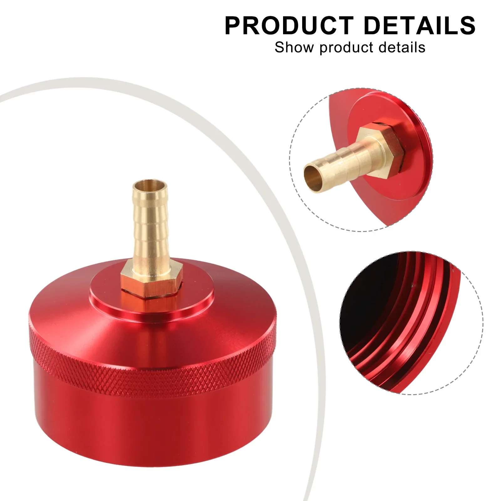 Brass Hose Fitted Extended Fuel Cap for Honda EU1000i EU2000i EU2200i EU2200ic EU20i EU10i 2000W 2200W Portable Use