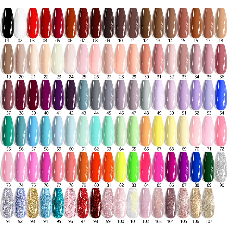 UR SUGAR 7ml gel de uñas macaron fresco, 107 colores, manicura semipermanente removible con LED UV, esmalte de larga duración 2