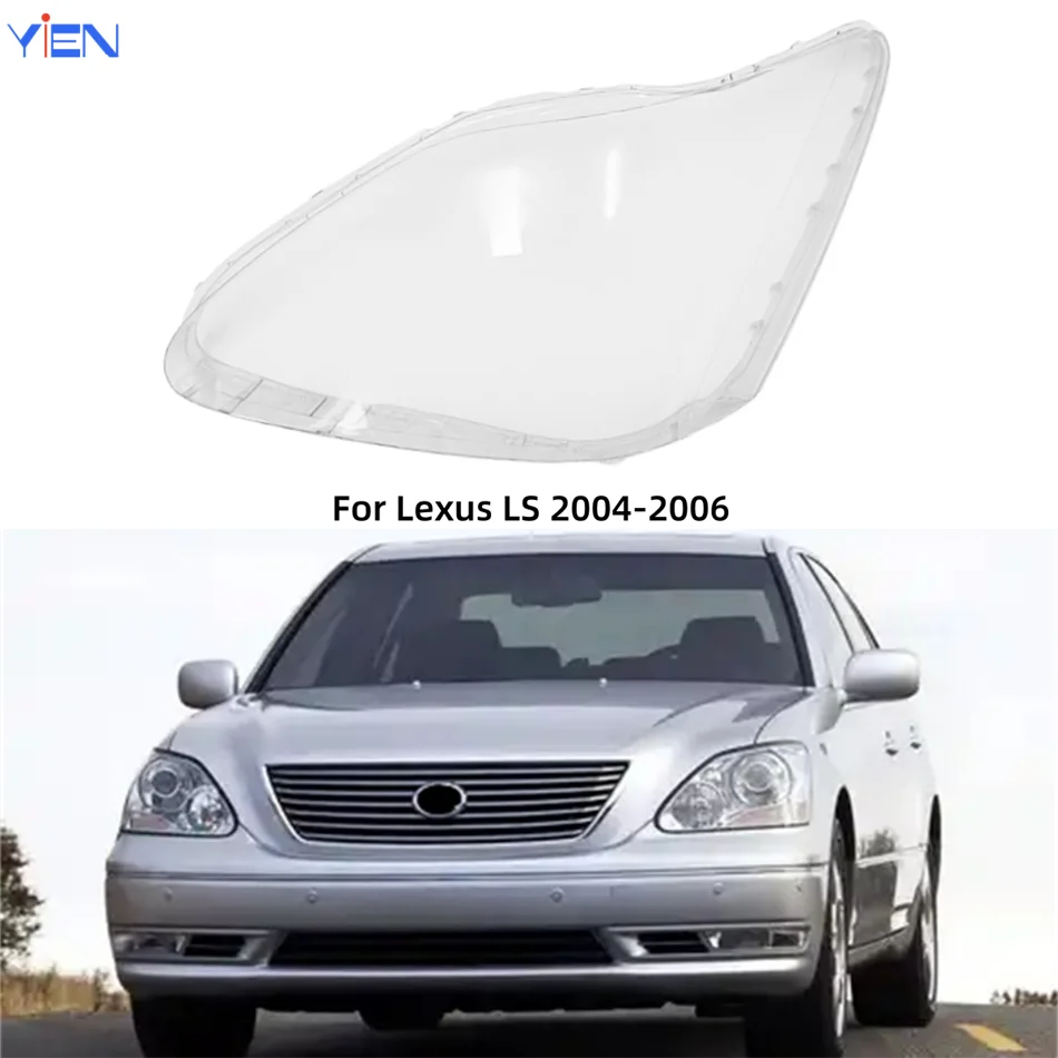 

For Lexus LS LS430 2004 2005 2006 Car Gadgets Shade Headlight Headlamp Cover Shade Car Front Headlight Lens Cover Lights Shell