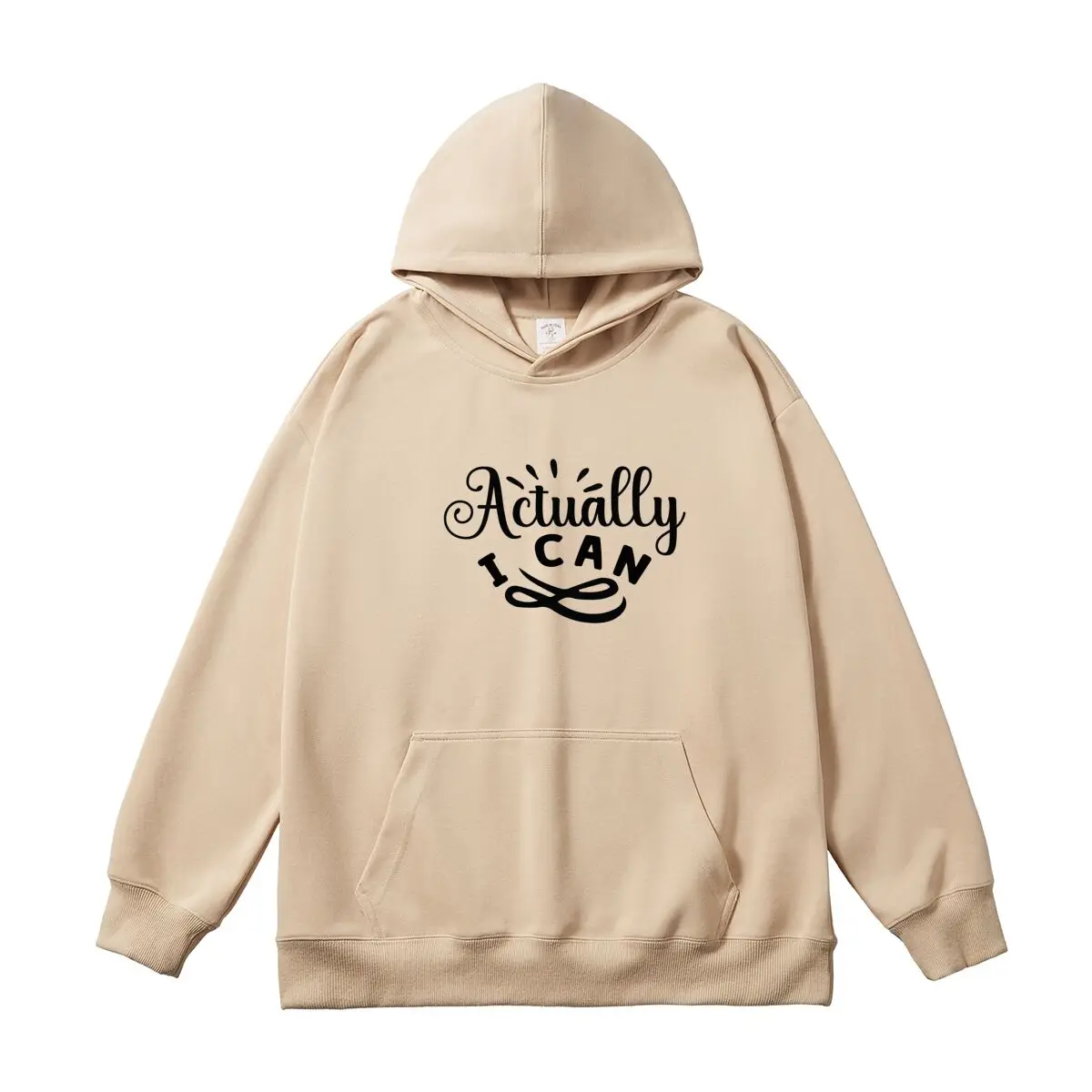 Oversized Women's Hoodies Slogans Graphic Printed Sweatshirt Female Classic Hooded Pullover Autumn Thick Sportswear