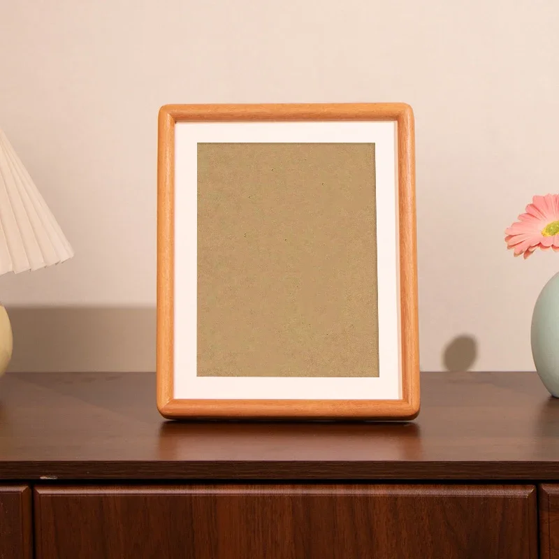 Solid Wood Photo Frame Black Walnut Tabletop Picture Frame for 6-inch, 7-inch, 8-inch, 10-inch & A4 Sizes Ideal Home Decor Frame