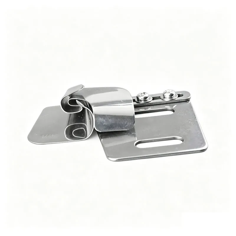 DAYU 306 Sewing Folder 5/6/8mm for 842 845 872 Double Needle Machine Stainless Steel Binder for Shirt Side Seam Sewing Machine