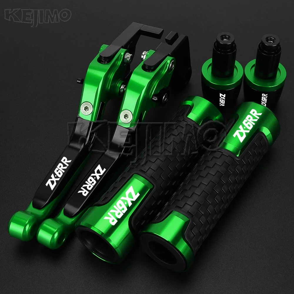 Motorcycle For Kawasaki ZX6RR ZX 6RR ZX-6RR 2000 2001 2002 2003 2004 Accessories Brake Clutch Levers Handlebar Handle bar Grips