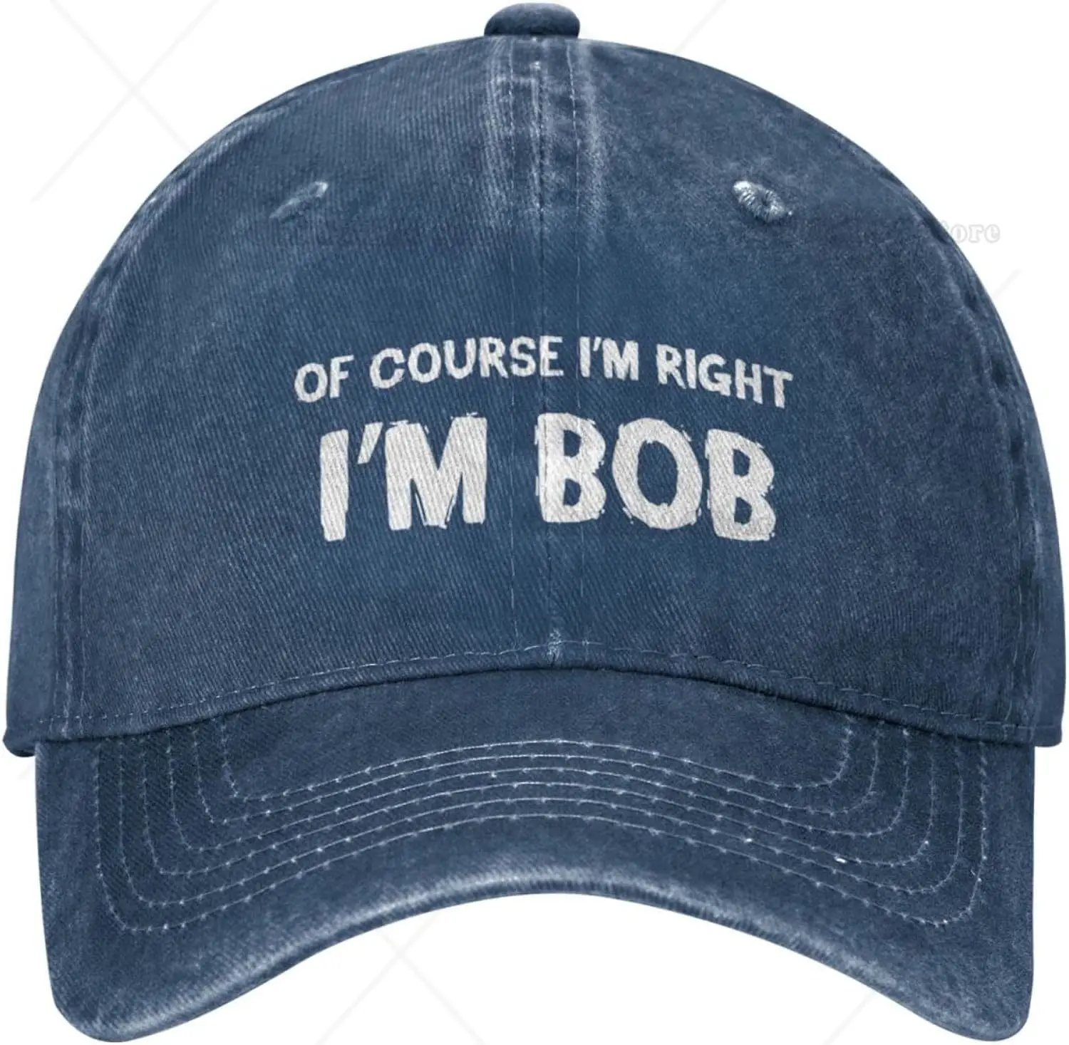 남녀공용 재미있는 모자, Im Right Im Bob Hat, 야구 모자, 귀여운 모자, 스냅백 모자