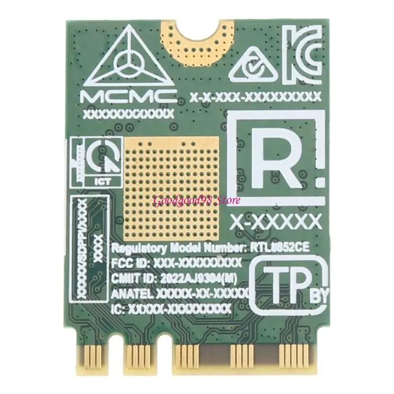 WiFi-kaart Wifi6E RTL8852CE WLAN 802.11ax BT5.3 M.2 WLAN-netwerkconnector