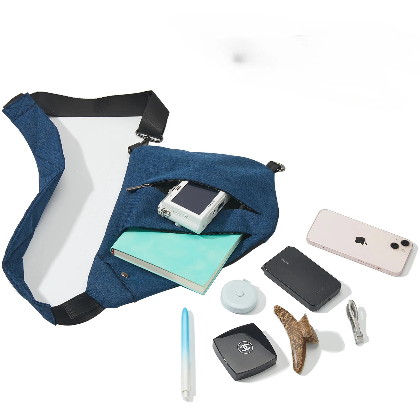 حقيبة حبال للرجال مقاومة للماء ومضادة للسرقة حقائب صدر للنساء حقائب ظهر محمولة للرجال حقيبة كتف خفيفة الوزن عبر الجسم