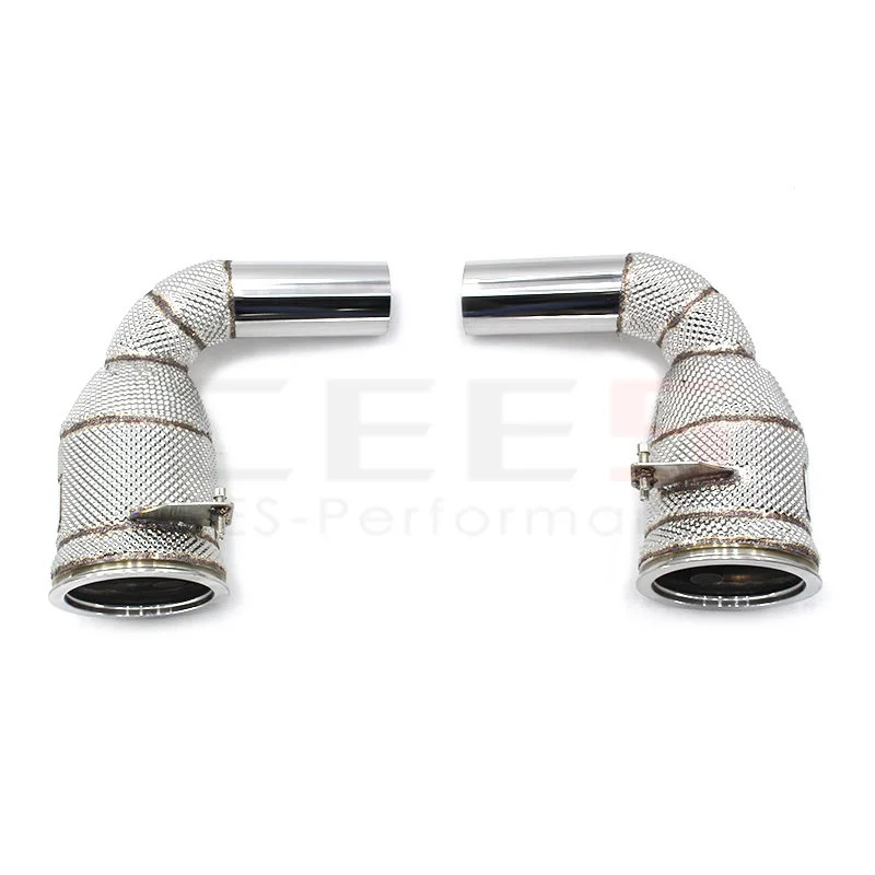 

Head Section High flow Pipes Exhaust Pipes branch downpipe Exhaust Pipe with catalyst for PORSCHE 911 (992) 2020