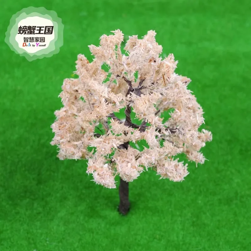 20pcs 6cm 8cm 10cm Model Tree Miniature Landscape Diorama Building Material Garden Plant Scenery HO Scale Model Railway Layout