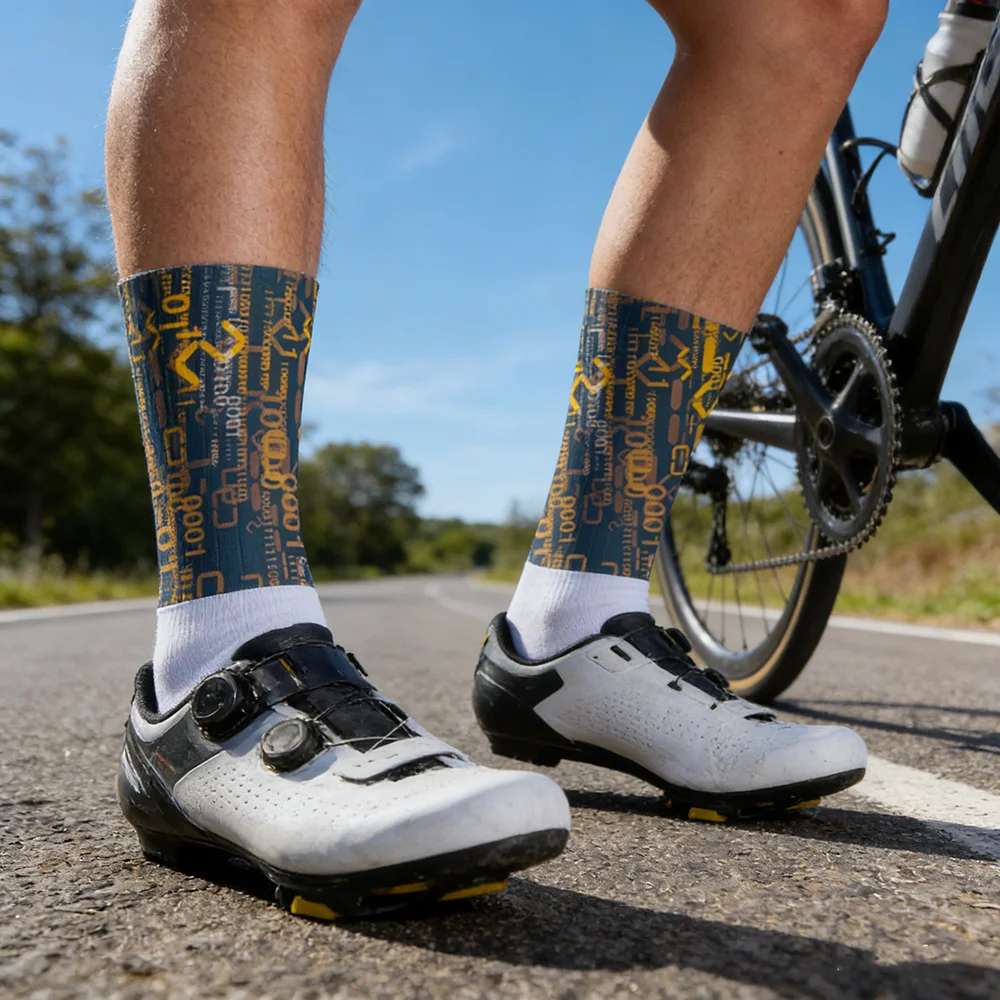 

Спортивные силиконовые аэродинамические носки для велоспорта и бега - Новинка лета: комфортные, дышащие носки для велосипедистов