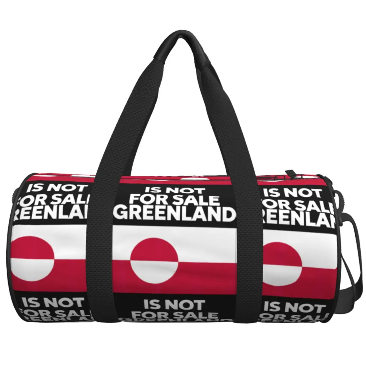 

Сумка для путешествий "Гренландия не продается", спортивная сумка, вместительная, оригинальная, мужская сумка для спортзала, сумка для фитнеса на выходные с рисунком